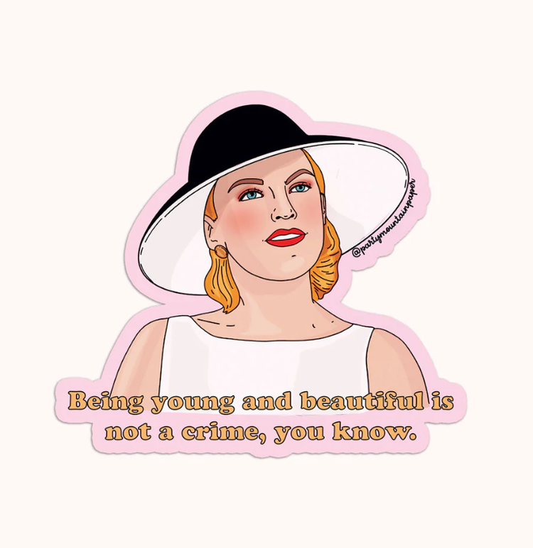 Young & Beautiful Sticker