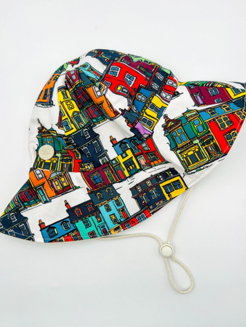 Jellybean Row Houses Summer Floppy Hat