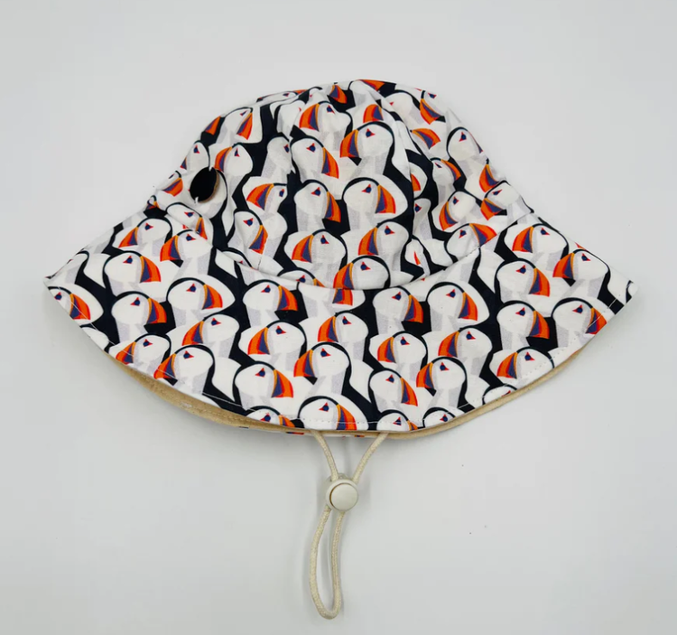 Puffin Lover Summer Floppy Hat