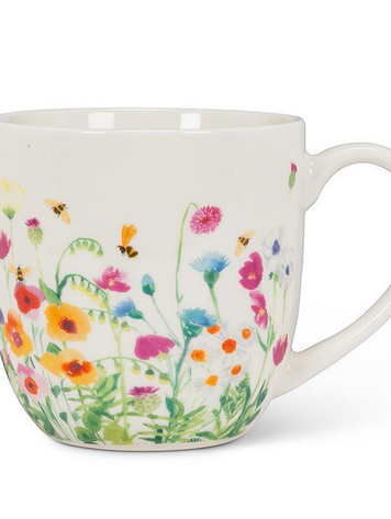 Bee Garden Wide Mug