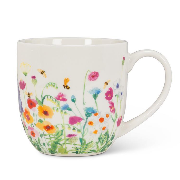 Bee Garden Wide Mug