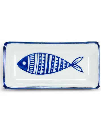 Sm Rectangle Fish Dish 3.5"
