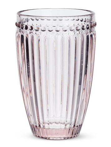 Pink Dot & Panel Hiball Glass