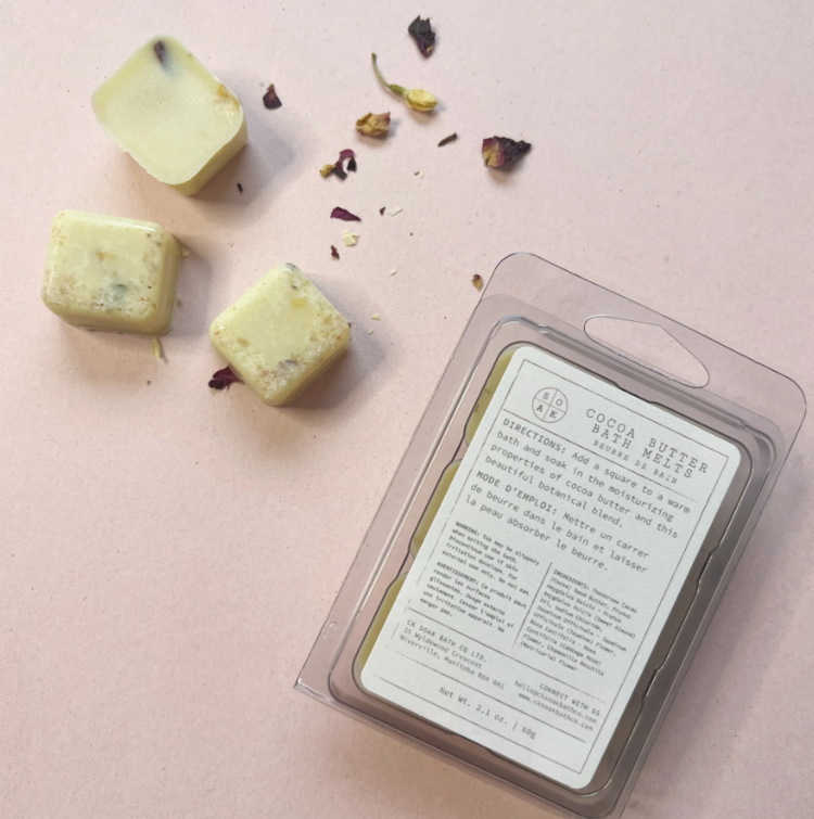 Mini Cocoa Butter Bath Melts