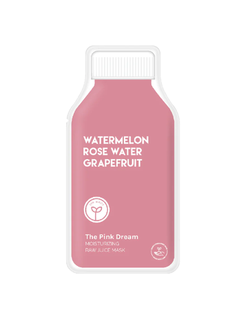 The Pink Dream Moisturizing Raw Juice Sheet Mask