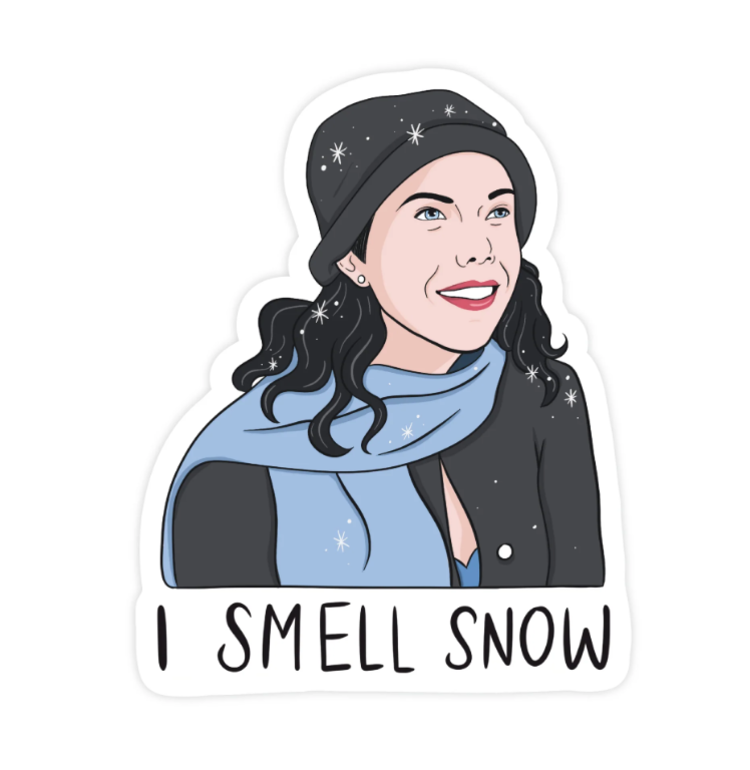 I Smell Snow Sticker