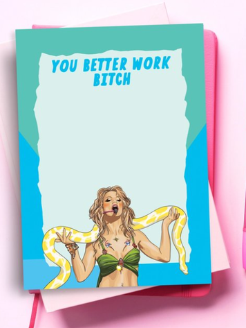 You Better Work Notepad