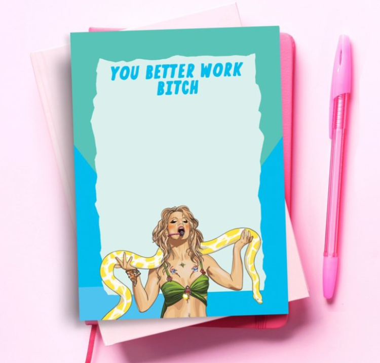 You Better Work Notepad