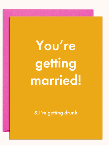 Married & Drunk Card Card