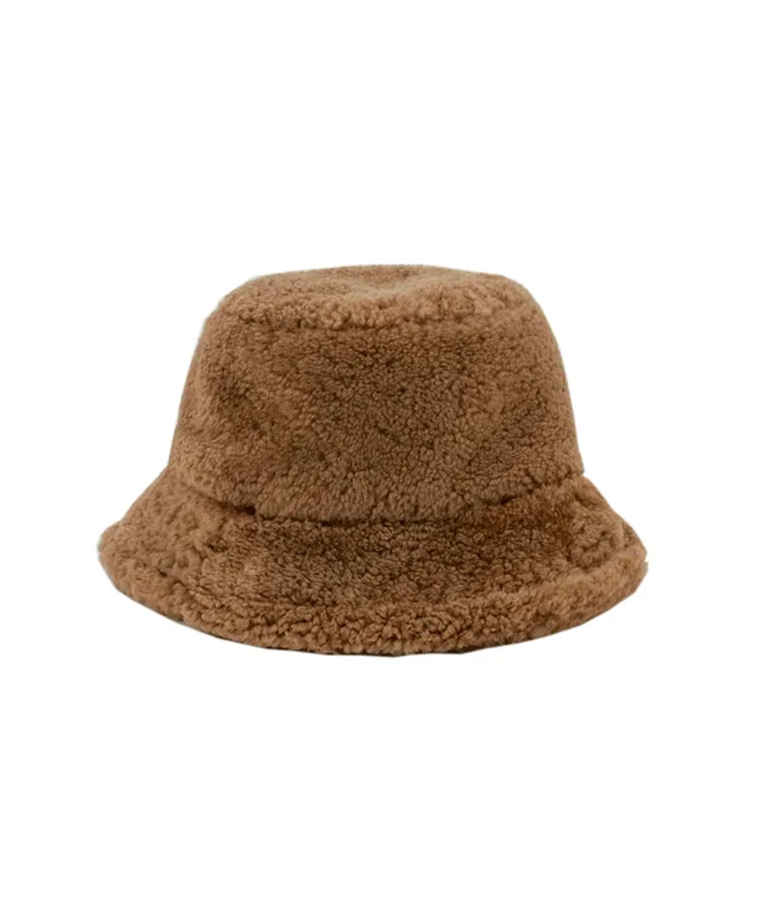 Camel Lambs Wool Bucket Hat M/L