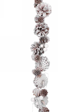 LED Pinecone Garland