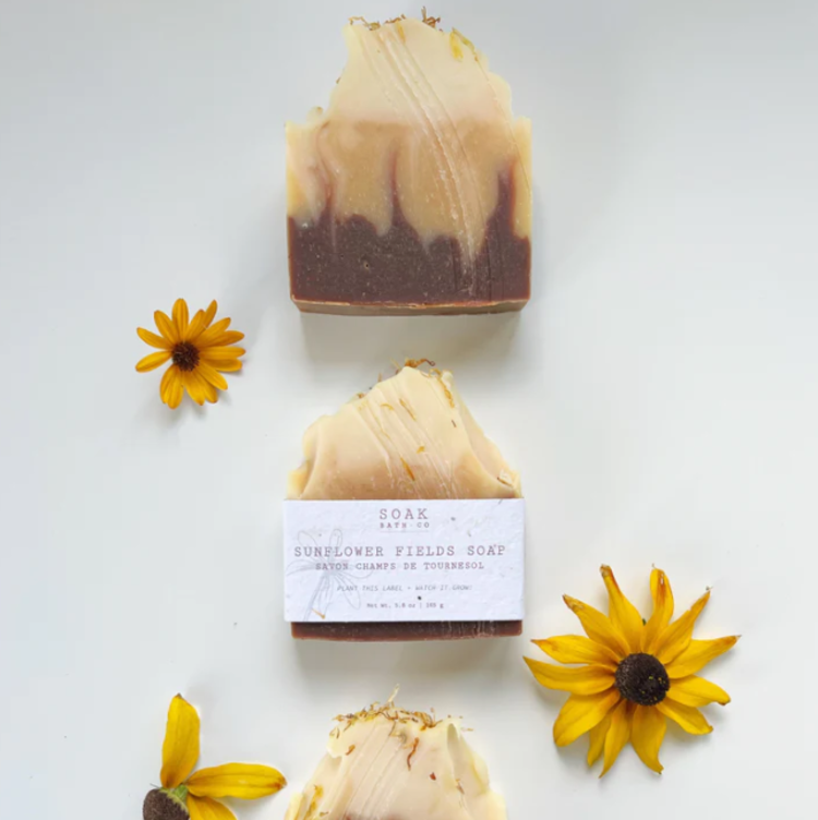 Sunflower Fields Soap Bar