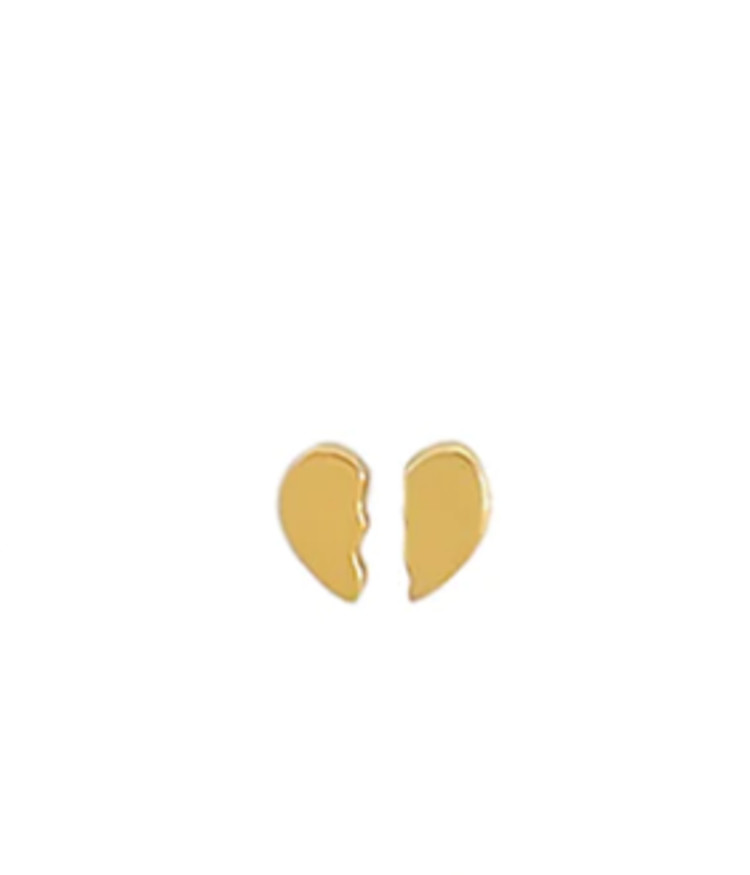Broken Heart Stud Earrings