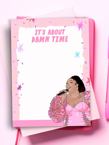 It's About Damn Time Notepad