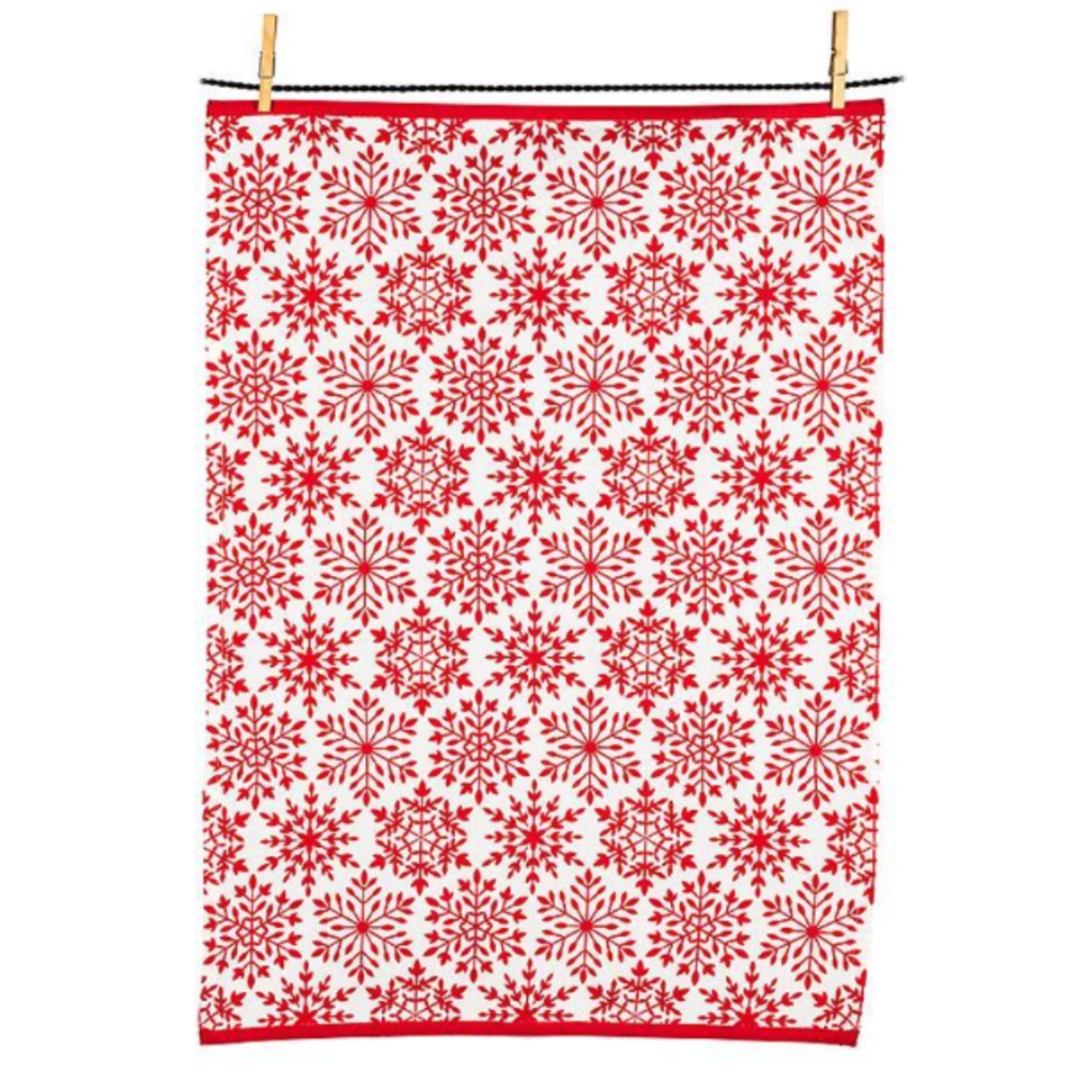 Classic Snowflake Kitchen Towel