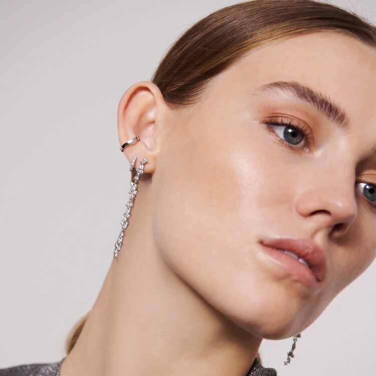 Antella Lungo Earrings Sterling Silver