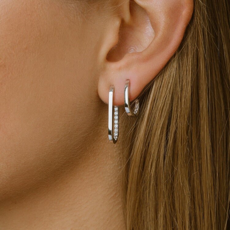 Capizzi Medio Earrings Sterling Silver