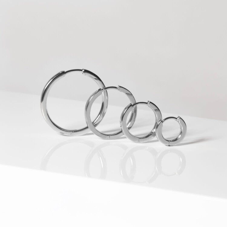 Ellera Pianura X-Grande Earrings Sterling Silver