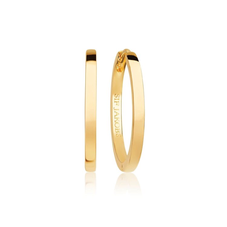 Ellera Pianura X-Grande Earrings Yellow Gold