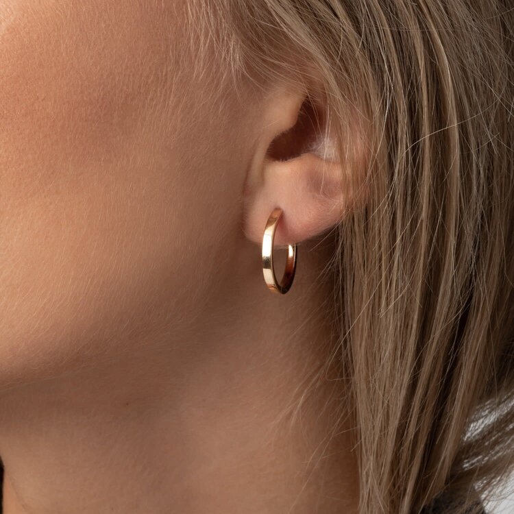 Ellera Pianura X-Grande Earrings Yellow Gold