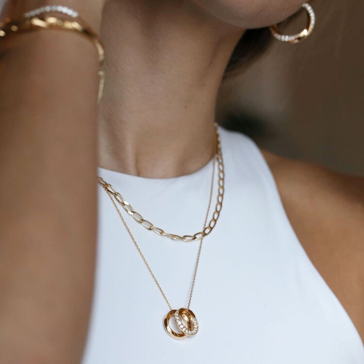 Ferrara Grande Pendant Sterling Silver