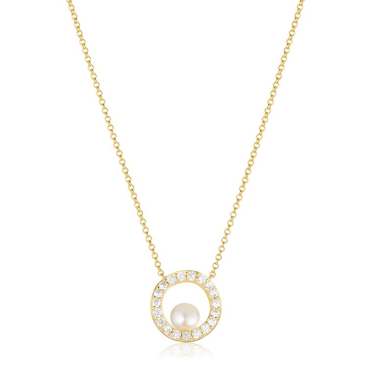 Ponza Circulo Necklace Yellow Gold