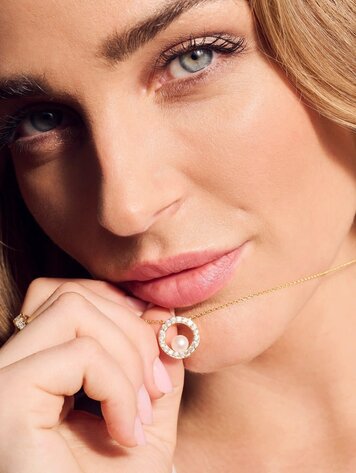 Ponza Circulo Necklace Yellow Gold