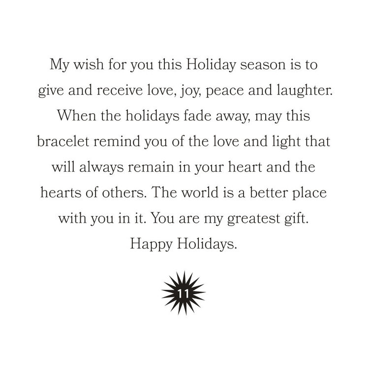 Holiday Wish Bracelet