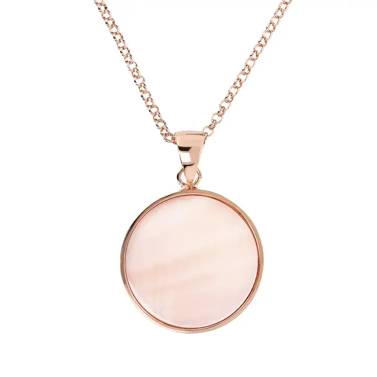 Alba Pearl Disc Pendant