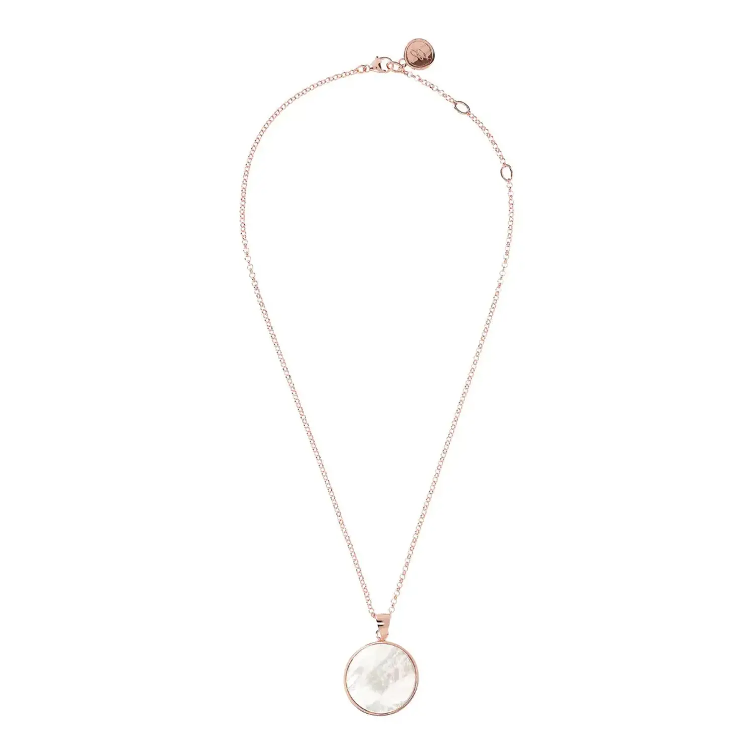 Alba Pearl Disc Pendant Adora Boutique