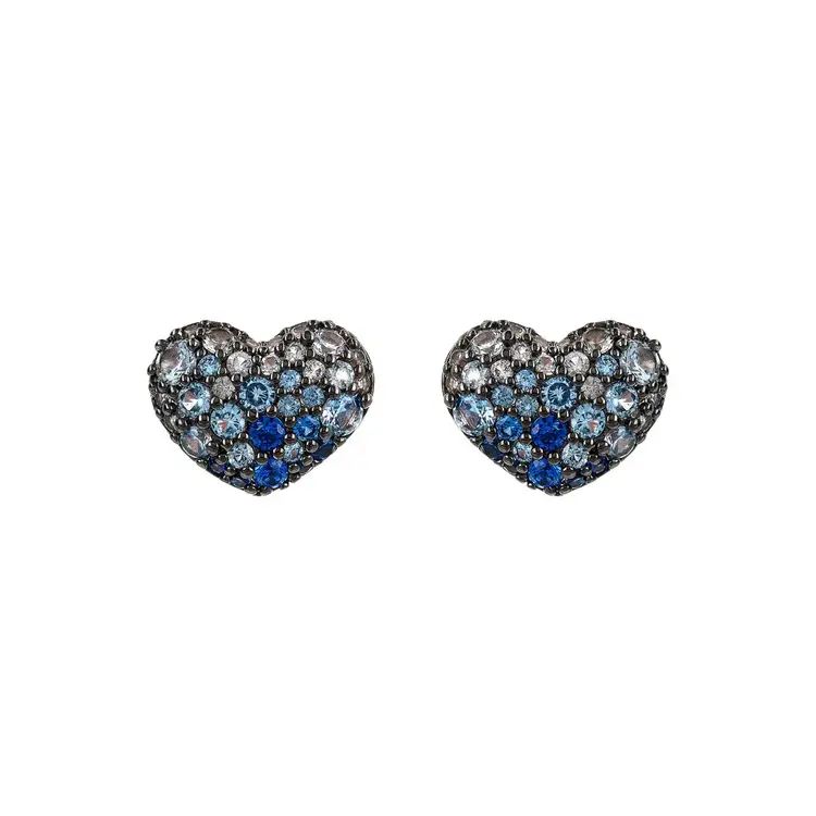 Heart Button Studs