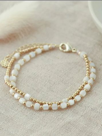 Meredith Bracelet Mother of Pearl