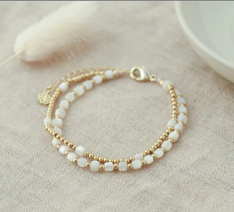 Meredith Bracelet Mother of Pearl
