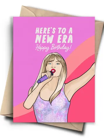 Birthday Era Taylor Card