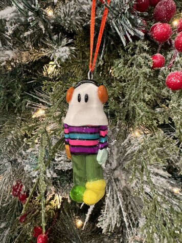 Pink, Purple and Blue Sweater Mummer