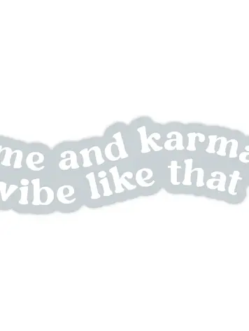 Karma Sticker