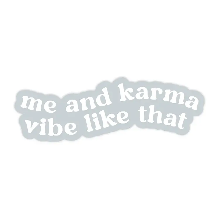 Karma Sticker
