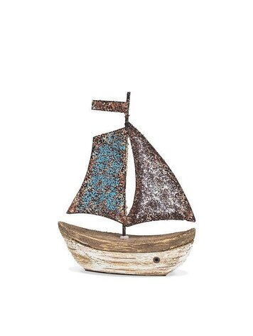 Mini Sailboat with Sail Up