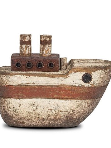 Medium White Chunky Boat