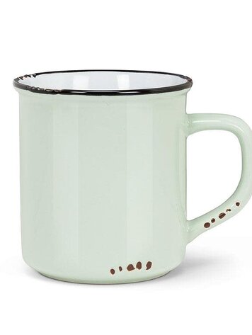 Mint Enamel Look Mug