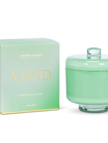 Melon Sorbet Candle in Pedestal Jar