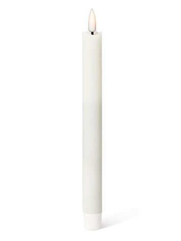 Sand LED Taper Candle set of 2
