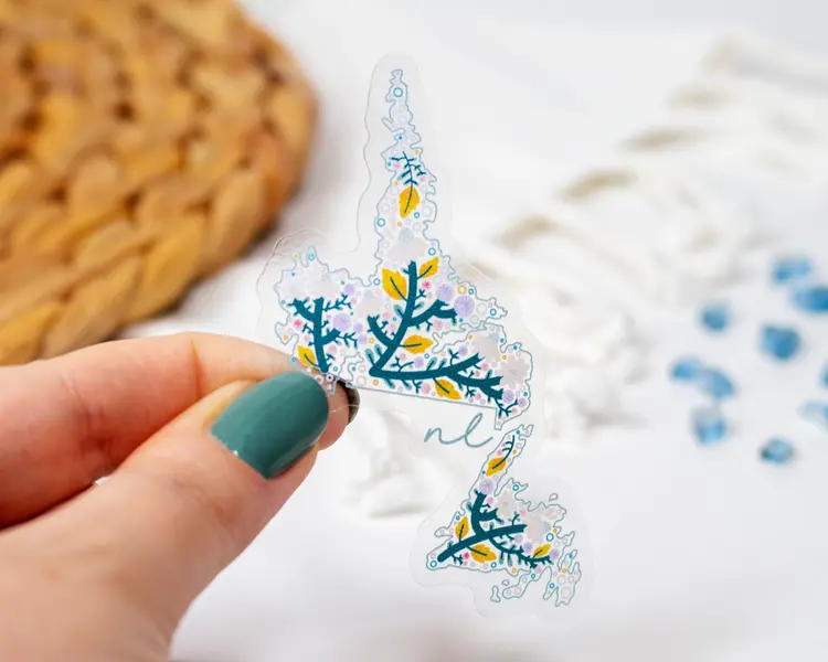 Newfoundland and Labrador Floral Province Sticker