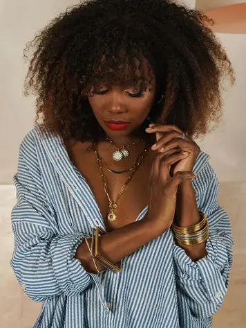 18K Yellow Gold Vermeil Dream Story Chain 23"