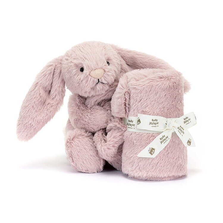 Jellycat Inc Bashful Luxe Bunny Rosa Soother