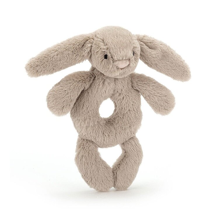 Jellycat Inc Bashful Beige Bunny Ring Rattle