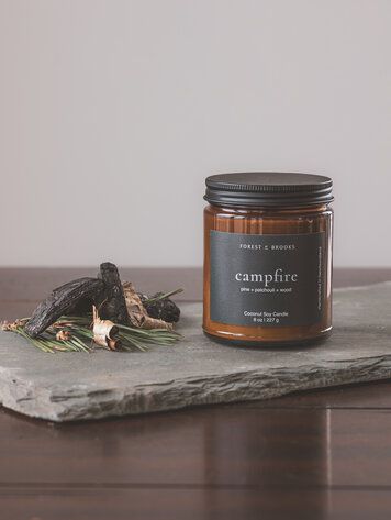 Campfire Wooden Wick Candle