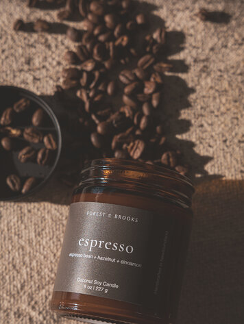 Espresso Wooden Wick Candle