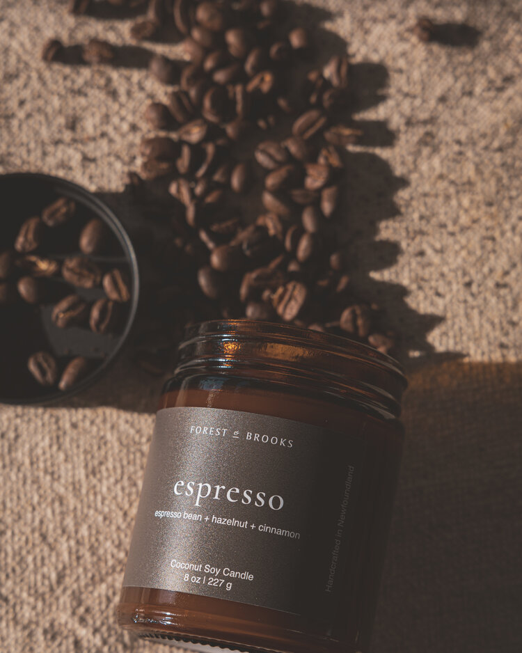 Espresso Wooden Wick Candle