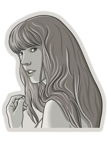 Taylor Tortured Poets Sticker